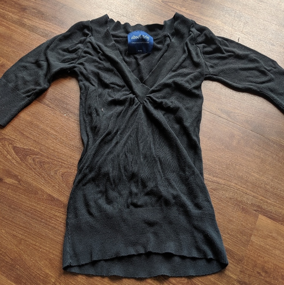 Black V-Neck